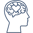 brain icon for trauma-focused treatment