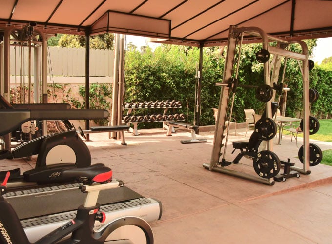 fitness equipment at all in solutions detox in simi valley