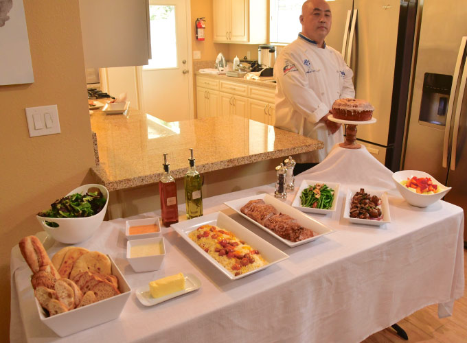 chef prepared meals on display at all in solutions detox