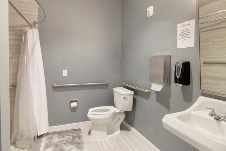 ais wellness center bathroom