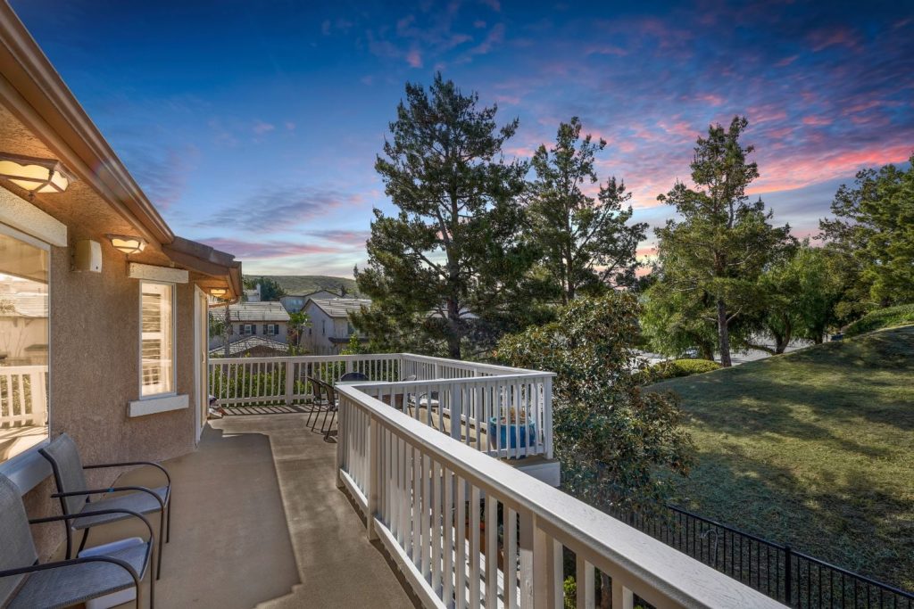 California Female Sober Living balcony