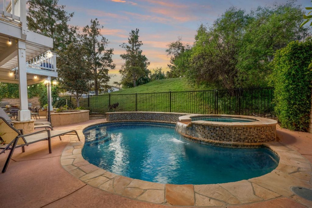 California Female Sober Living exterior pool