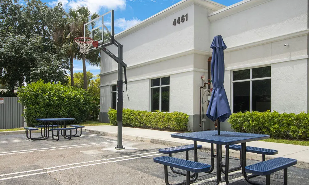 Wellness Center Basketball hoop
