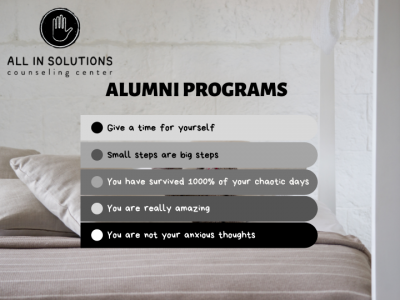 Alumni Programs All In Solutions Alumni Treatment Programs Ongoing Care addiction treatment center alumni program All In Solutions Counseling Center